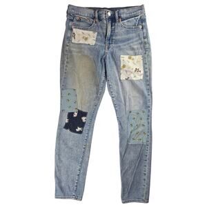 Gap | Patched & Embroidered True Skinny High Rise Jeans | Size 28/6